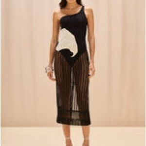 PatBO NWT Selene Mesh Beach Dress